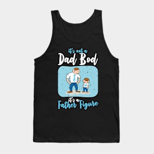 Dad Bod | White And Blue Text Funny Dad Tank Top